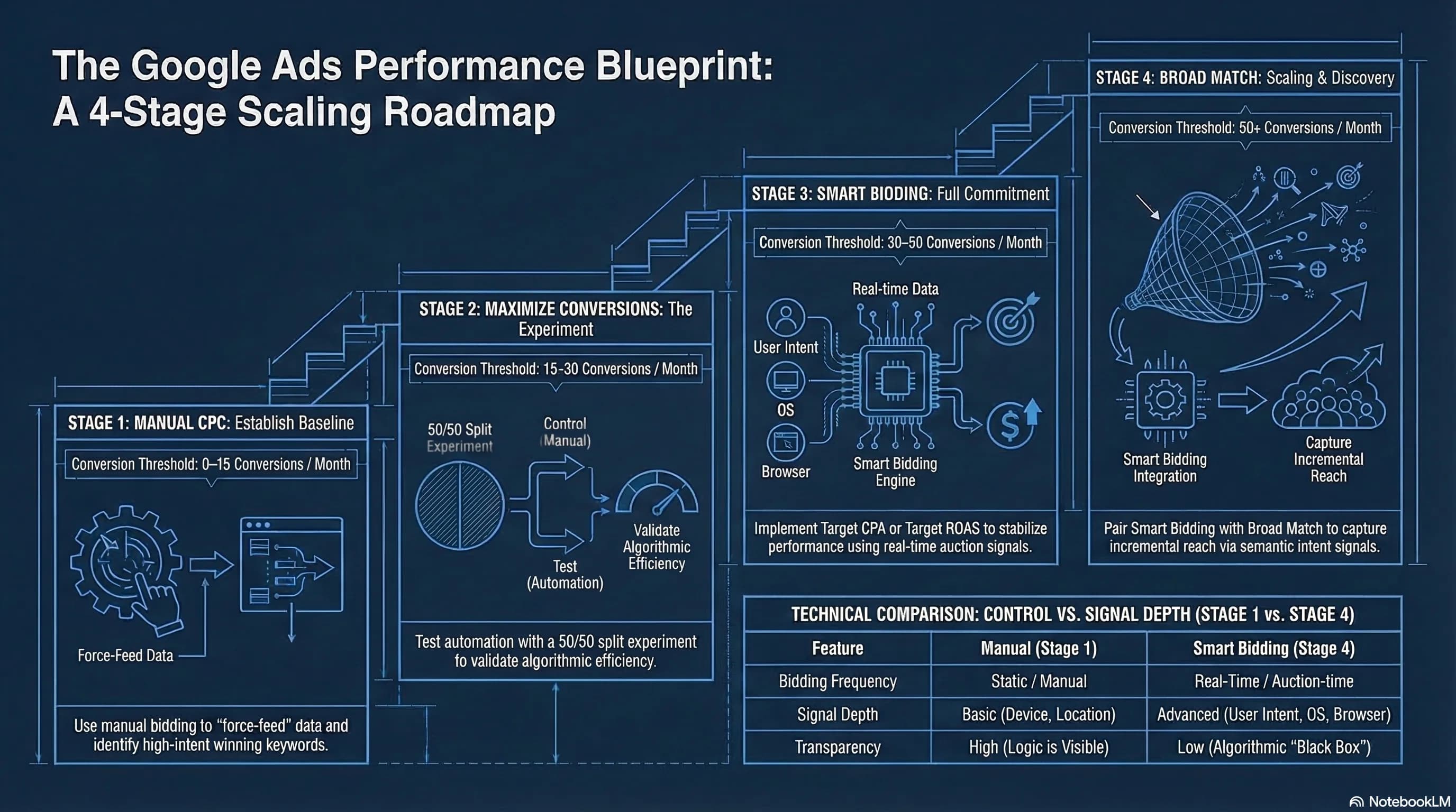 The Architect's Guide to Google Ads Bidding: Balancing Algorithmic Scale with Manual Governance