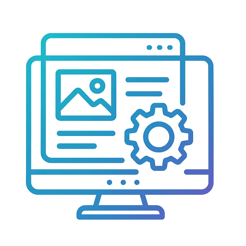 Our system builds your site