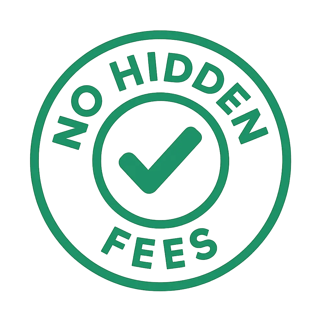 No Hidden Fees
